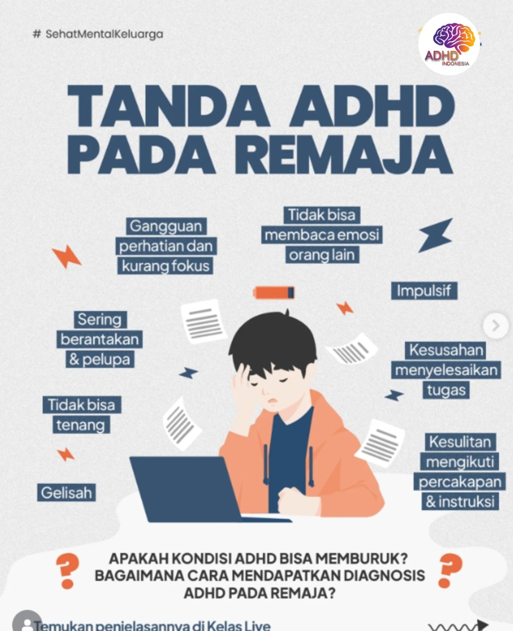 Screening ADHD Non-Diagnostik: Edukasi Awal bagi Orang Tua di Kota Blitar